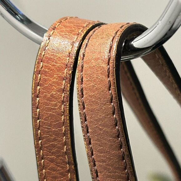 Coach Chelsea Tote Shoulder Bag Womens Medium Black Pebbled Leather Double Strap - Picture 7 of 15